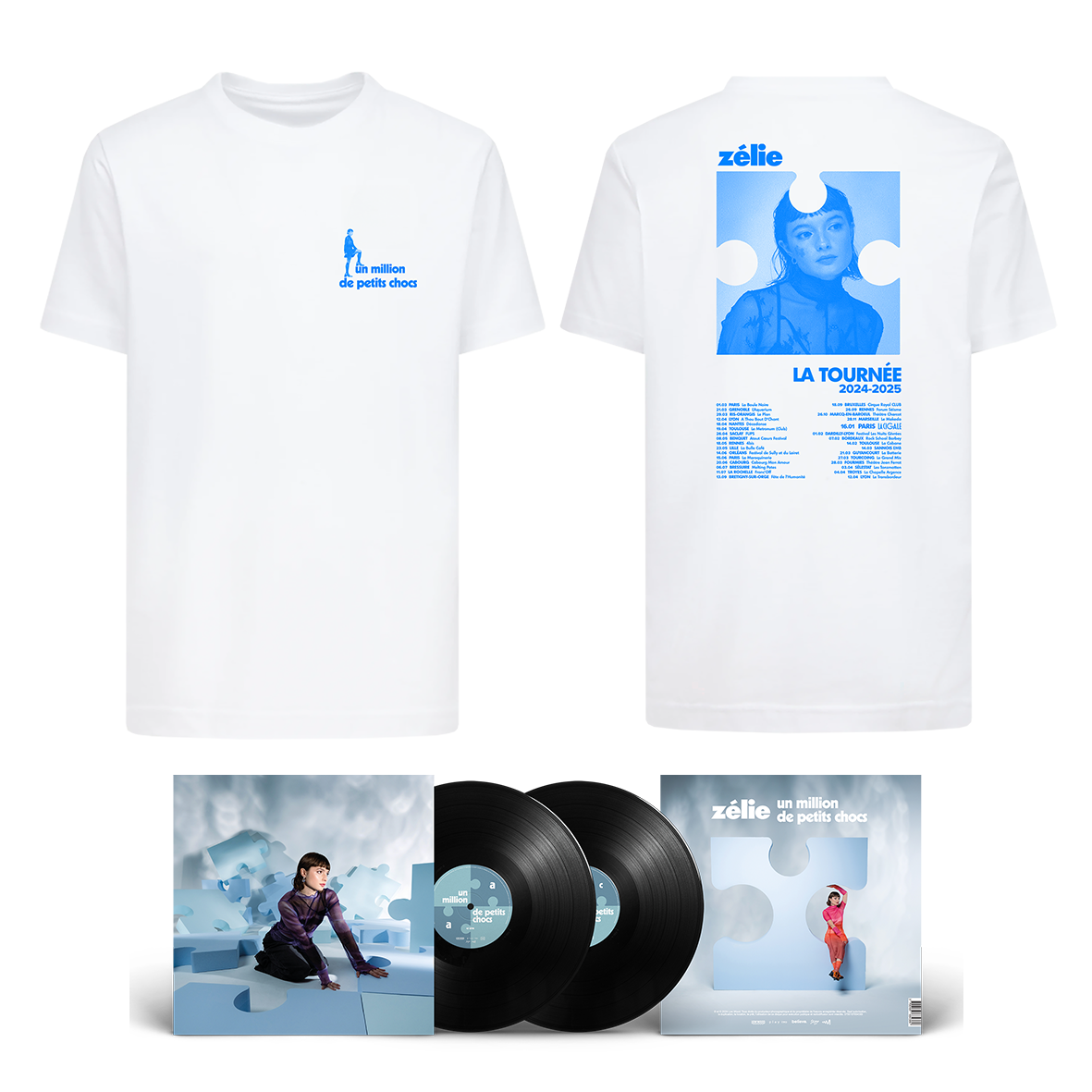 ZÉLIE - PACK CHOC DOUBLE VINYLE + T-SHIRT TOURNÉE