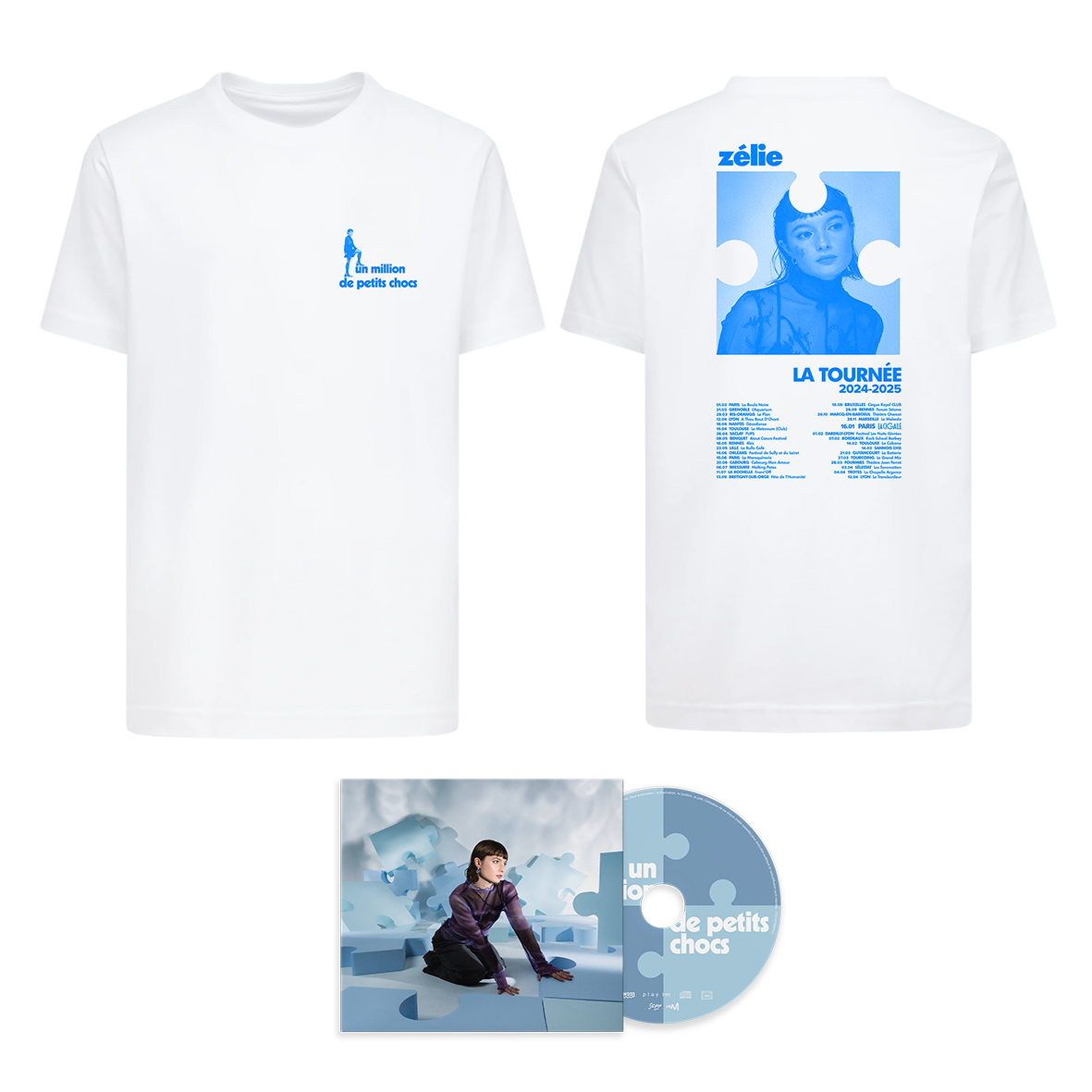 ZÉLIE - PACK CHOC CD + T-SHIRT TOURNÉE