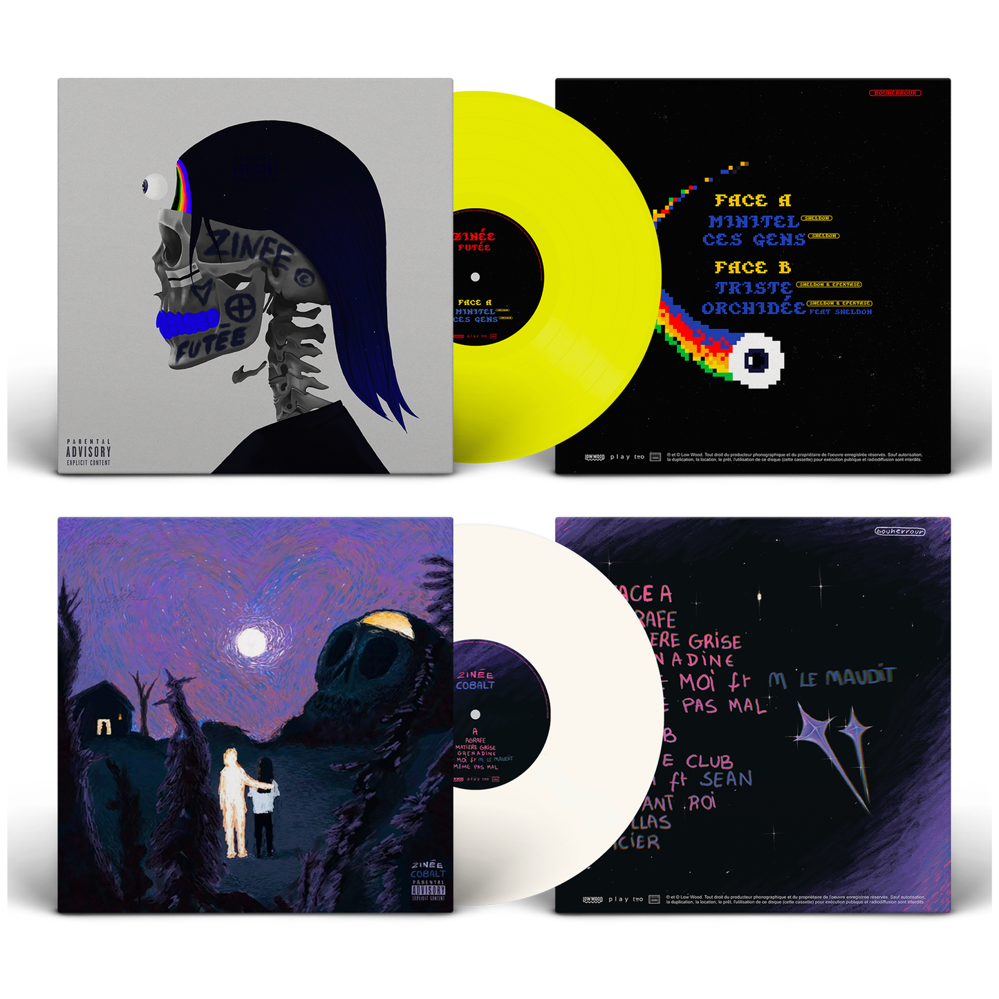 ZINÉE - PACK VINYLE « FUTÉE" & "COBALT"