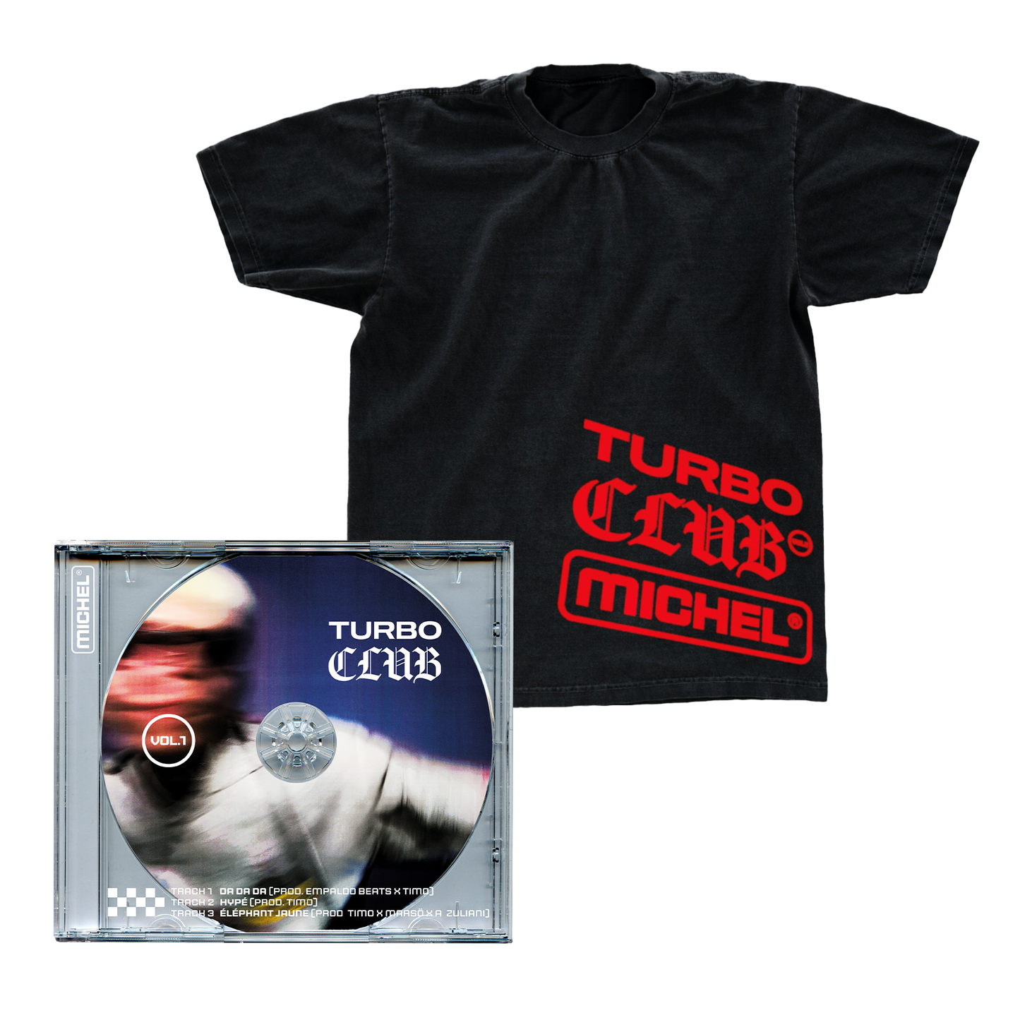 MICHEL - PACK T SHIRT + CD "TURBO CLUB"