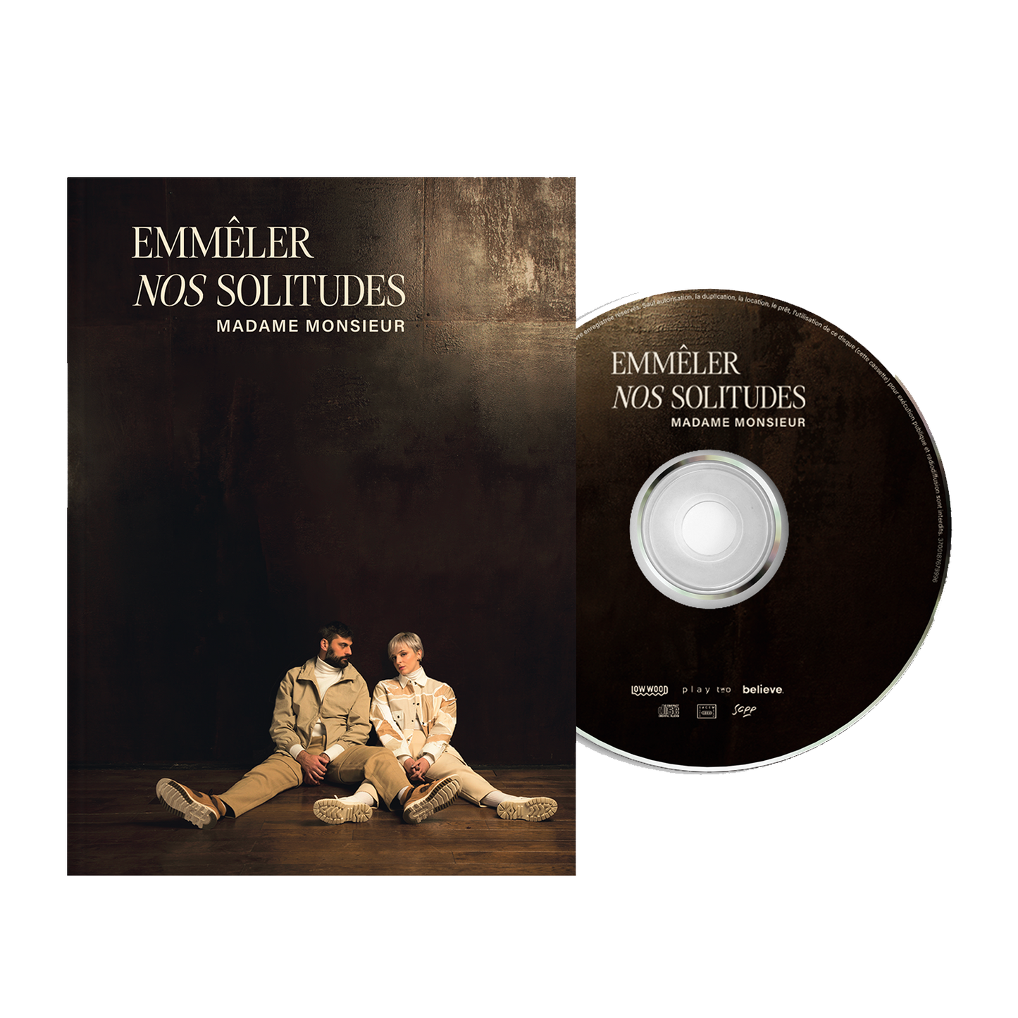 MADAME MONSIEUR LIVRE DISQUE 80 PAGES "EMMÊLER NOS SOLITUDES" ÉDITION COLLECTOR