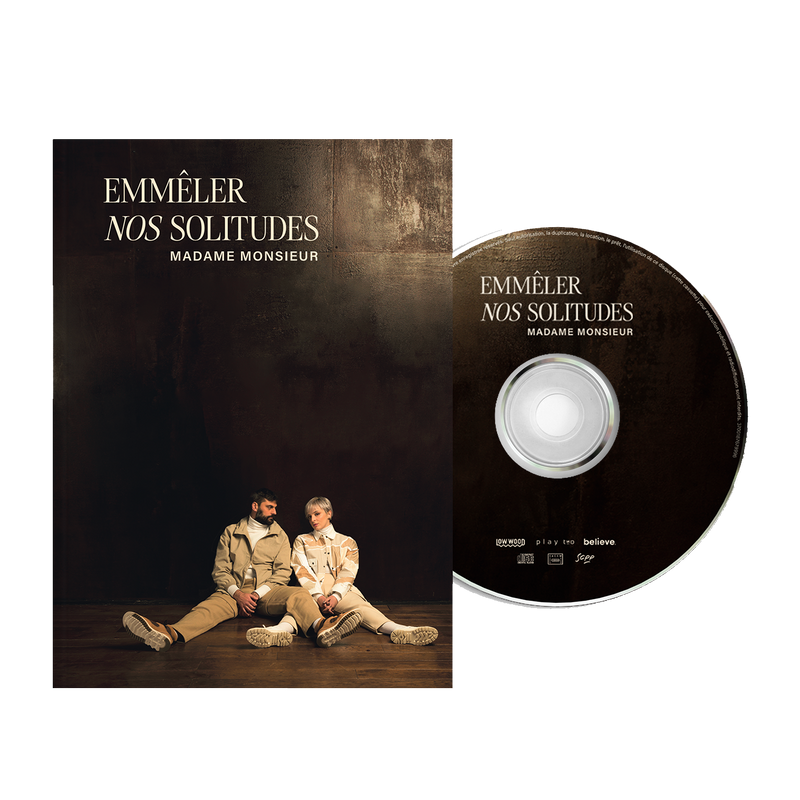 MADAME MONSIEUR LIVRE DISQUE 80 PAGES "EMMÊLER NOS SOLITUDES" ÉDITION COLLECTOR