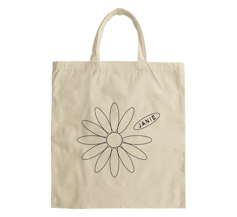 JANIE - Totebag "Toujours des fleurs"